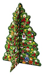 Korsch Stand-up 3D<br>Advent Calendar Xmas Tree